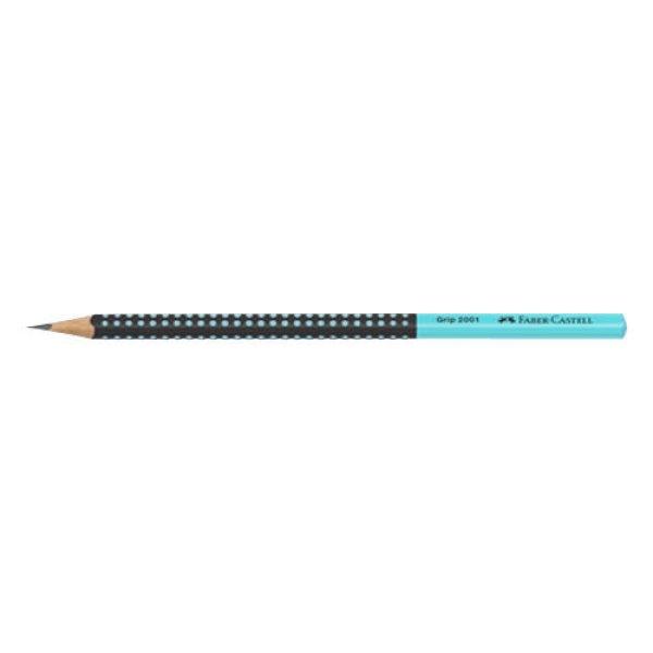 Grafitirón FABER-CASTELL Grip 2001 kéttónusú HB fekete/türkiz