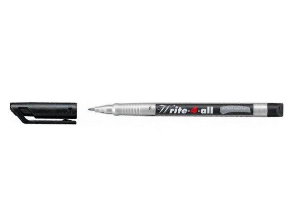 Marker permanent Stabilo Write-4-all F, 156/46, fekete