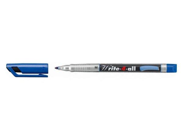 Marker permanent Stabilo Write-4-all M, 146/41, kék