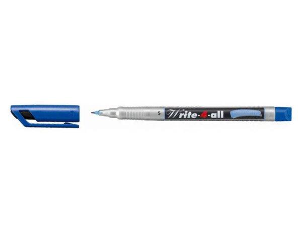 Marker permanent Stabilo Write-4-all S, 166/41, kék