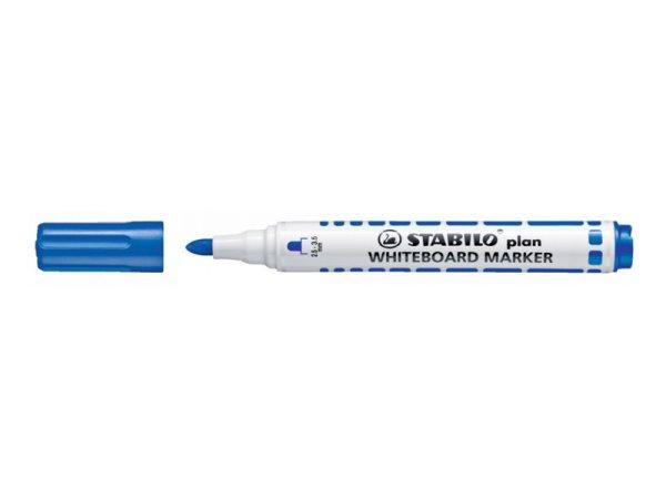 Táblamarker Stabilo Plan, 641/41, kerek hegyű, kék