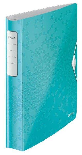 Gyűrűskönyv A/4 4 gyűrűs 3cm LEITZ WOW Active softclick világoskék