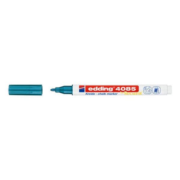 Marker EDDING 4085 folyékony krétamarker metálkék