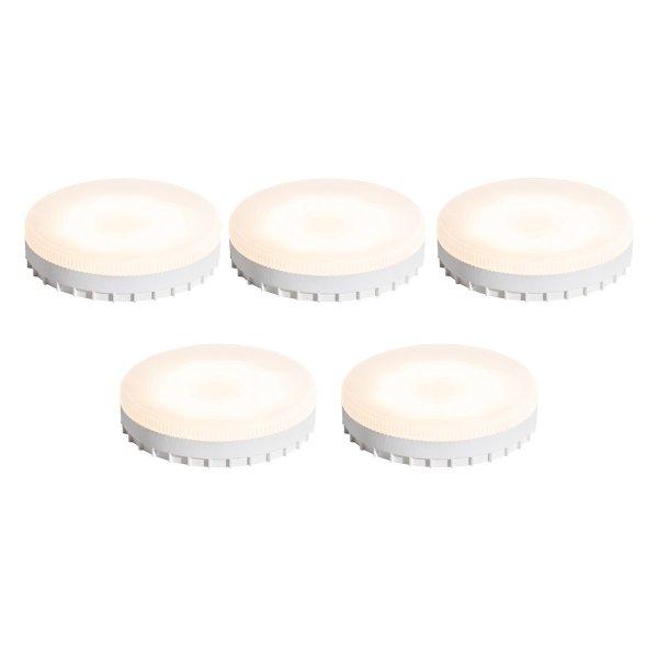 5 darabos GX53 LED izzókészlet 7W 750 lm 3000K