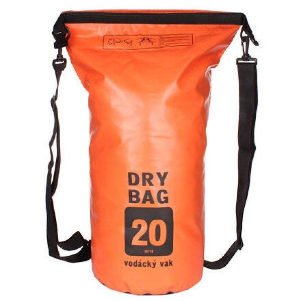 Szárazzsák 20 literes vízálló zsák, űrtartalom 20 liter