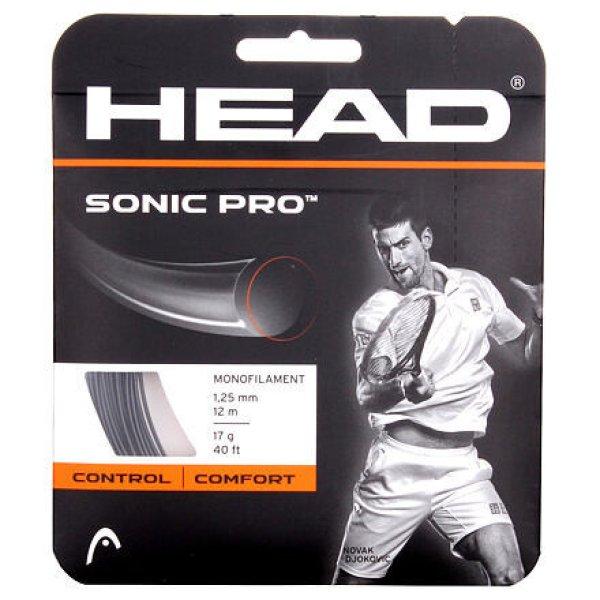 Sonic Pro tenisz húr 12 m fekete átmérő 1,25