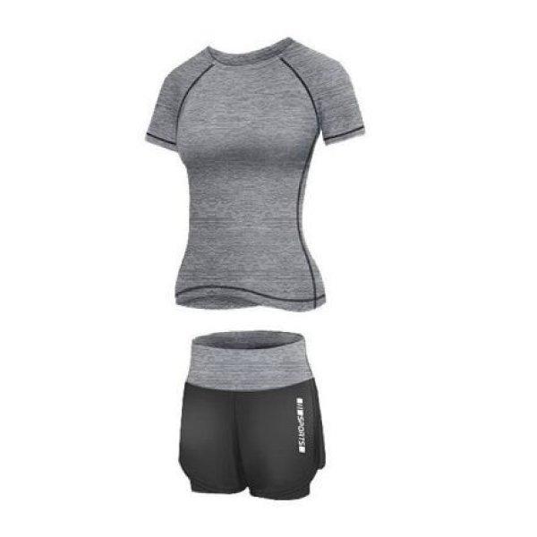 Runner Short 2W fitness szett szürke ruha S méret
