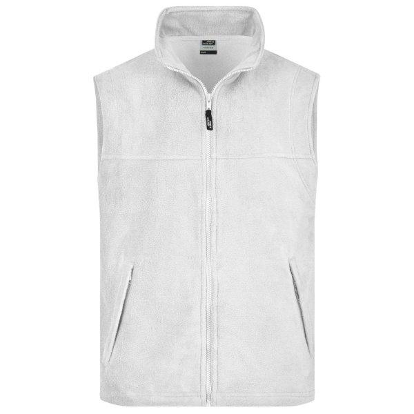 James & Nicholson (Daiber) Férfi fleece mellény JN045 - Fehér | L