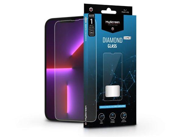 Apple iPhone 13 Pro Max/14 Pro Max/14 Plus edzett üveg képernyővédő fólia
- MyScreen Protector Diamond Glass Lite Full Glue - átlátszó