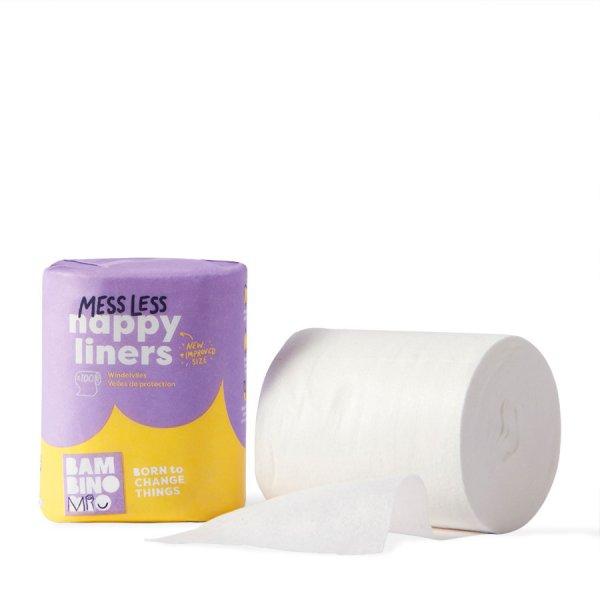 Bambino Mio Forradalmi Mio liners szeparációs pelenka betét - 100 lap egy
tekercsben