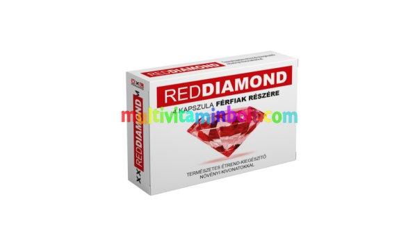 RedDiamond 4 db kapszula - potencia növelése, erős vágyfokozás természetes
összetevőkkel, férfiaknak, ÚJ!