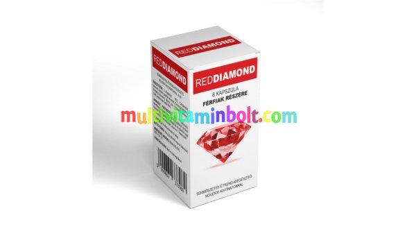 RedDiamond 8 db kapszula - potencia növelése, erős vágyfokozás természetes
összetevőkkel, férfiaknak