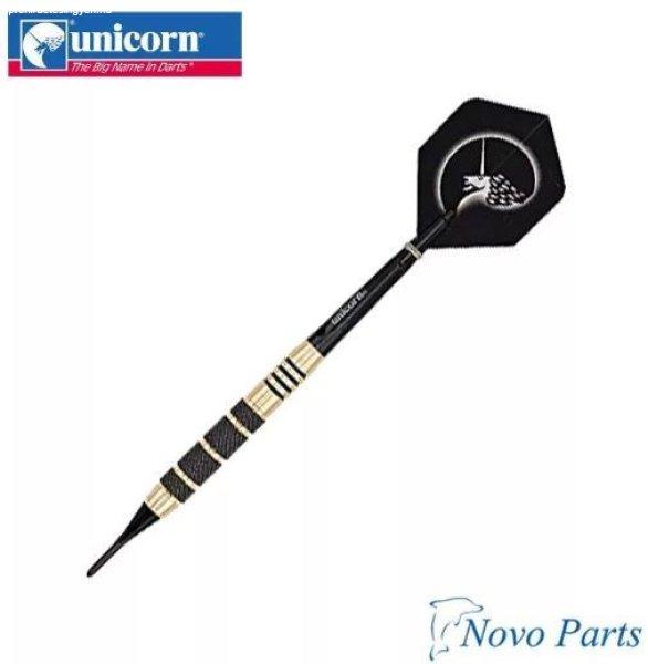 Unicorn Core Plus soft darts szett, fekete-arany, 17 g