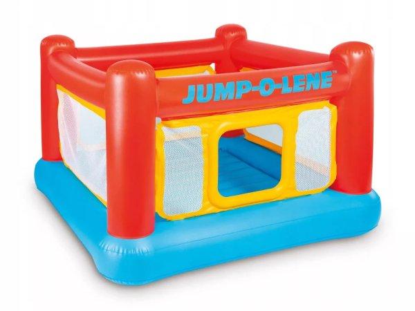 Intex 48260 Jump-O-Lene BOX Playhouse felfújható ugrálóvár, 174 x 174 x 122
cm felfújható légvár, trambulin, oldalhálóval
