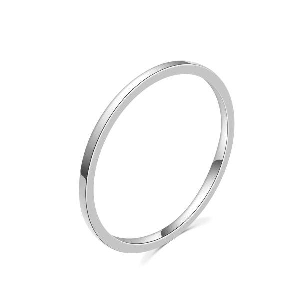 MOISS Minimalistaezüst gyűrű R0002020 57 mm