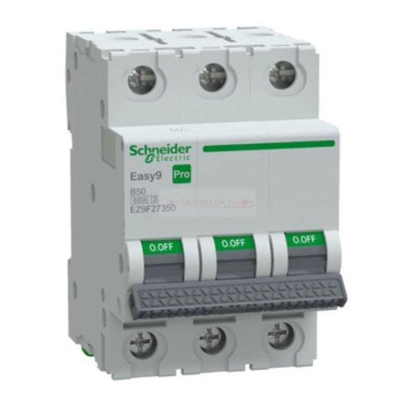 Schneider Easy9 Pro kismegszakító 3P B 50A 6kA