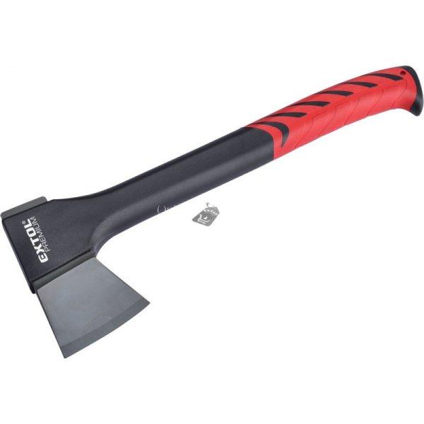 EXTOL PREMIUM balta, nylon nyél 650 g, 360 mm hosszú hajlított nyél, TPR
gumis markolat