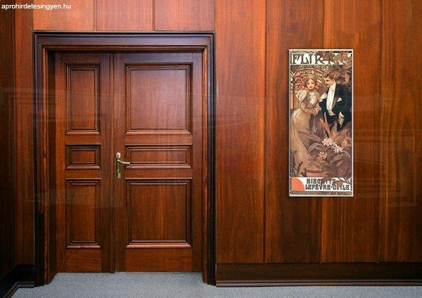 A kép vásznon FLIRT - Alfons Mucha REP098