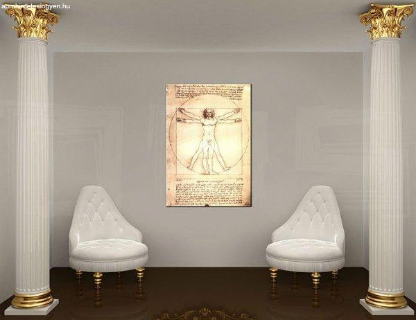 A kép a vásznon VITRUVIAN MAN- Leonardo Da Vinci REP167