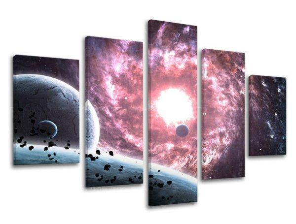 5 részes falfestmény UNIVERSE GA007E50