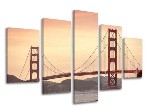 5 részes falfestmény CITY / SAN FRANCISCO ME116E50
