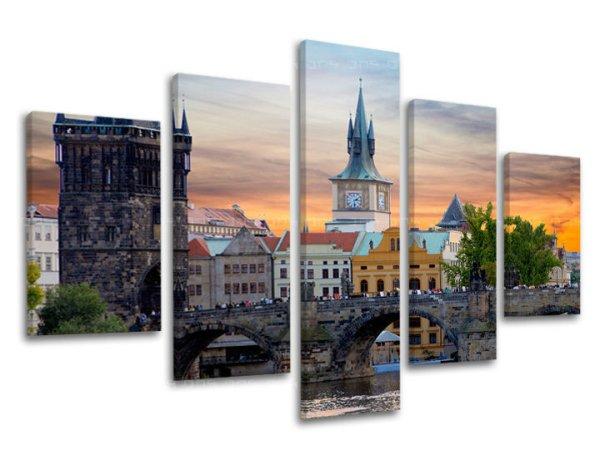 5 részes falfestmény CITY PRAGUE XOBCZ004E50