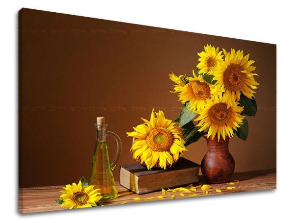 Fali festmény FLOWERS SUNflowers KV038E11