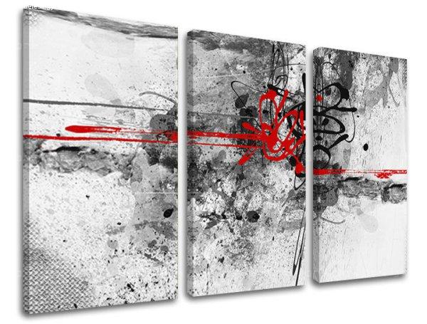 3-részes falfestés ABSTRAKT AB016E30