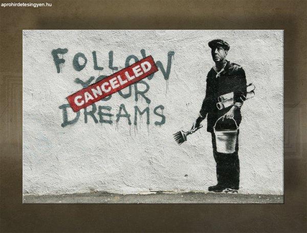A kép vásznon 1 db Street ART - Banksy