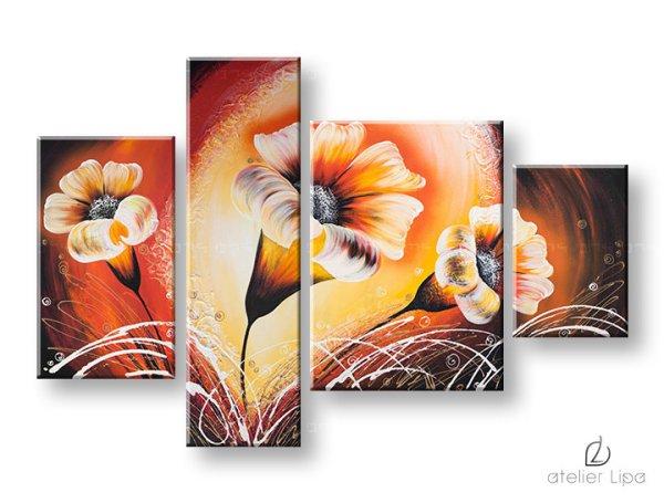 Szerzői reprodukció vászonra FLOWERS XOBDO127D4