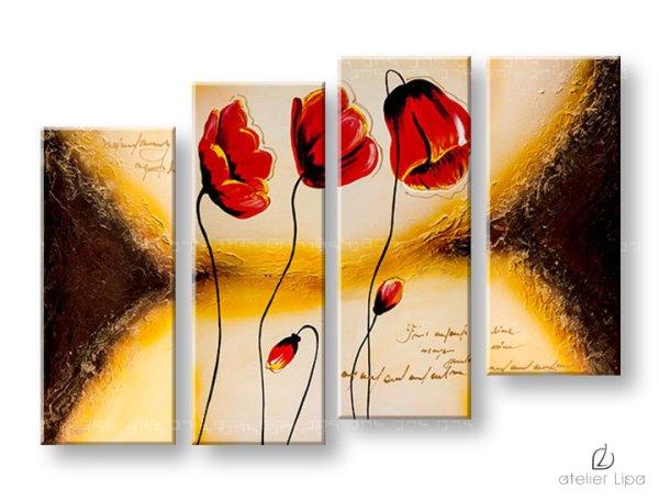 Szerzői reprodukció vászonra FLOWERS XOBDO107D4