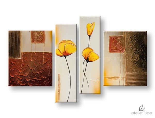 Szerzői reprodukció vászonra FLOWERS XOBDO106D4