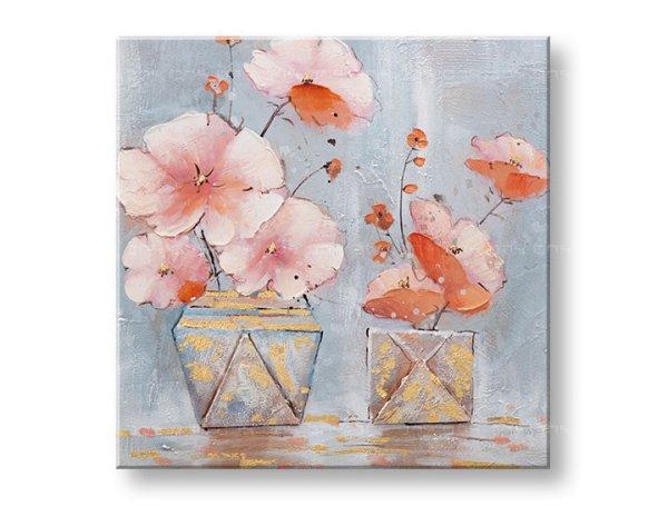 Festett falikép FLOWERS IN A VASE 1-részes 60x60 cm CWF1863WE1