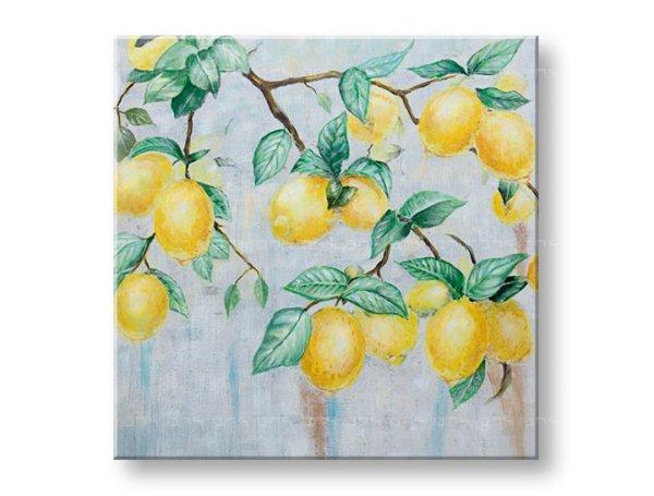 Festett falfestmény CITRONS 1 rész 60x60 cm CWF1840SDE1