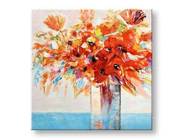 Festett falikép FLOWERS IN A VASE 1részes 70x70 cm CWF1180WE1