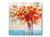 Festett falikp FLOWERS IN A VASE 1rszes 70x70 cm CWF1180WE