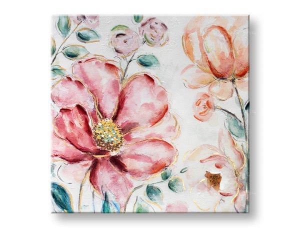 Festett falikép FLOWERS 1 részes 70x70 cm CWF11237WE1