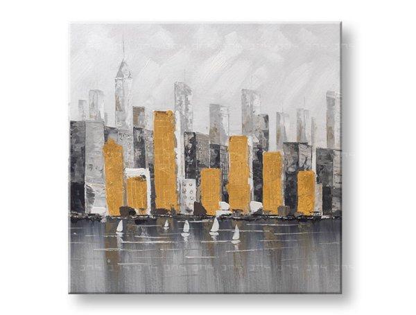 Festett falfestmény CITY 1 rész 70x70 cm CFAZH6539E1