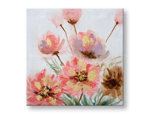 Festett falikép FLOWERS 1 rész 60x60 cm CFAZH6001E1