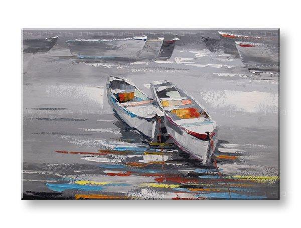Festett falfestmény BOATS 1 rész 90x60 cm CFAZH5057E1