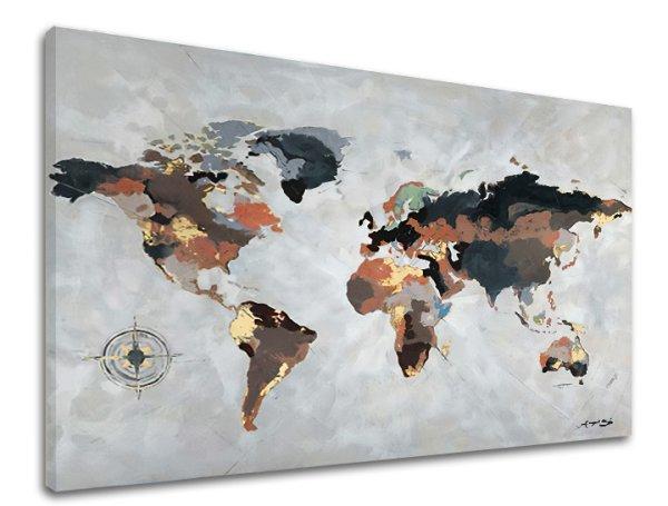 A kép a vásznon MAP OF THE WORLD 1 rész XOBCH12287GE1