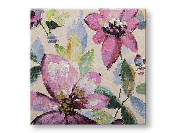 Festett falikép FLOWERS 1 rész CFAZH5769C6E1 - 60x60 cm - 60x60 cm