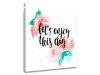 Wall art szveggel Lets enjoy this day