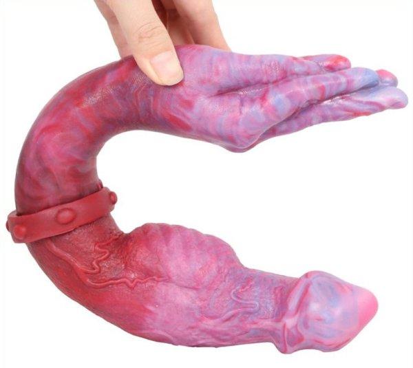 Double Dildo Hand Monster – prémium dupla dildó 42 cm hosszú