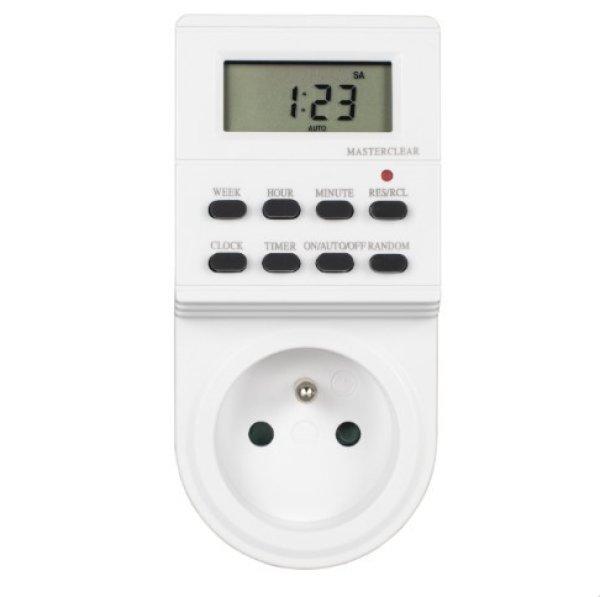 Digitális konnektor időzítő - 16A/3680W