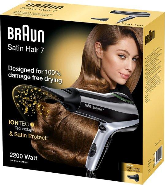 Braun Satin Hair 7 HD 710 hajszárító, IonTec és Satin Protect
technológiával, 2200 watt