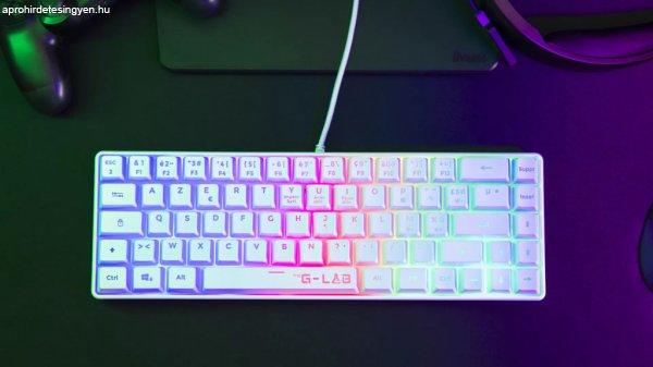 The G-Lab Keyz Hydrogen Keyboard White HU