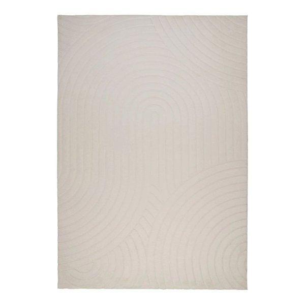 Szőnyeg, körvonalakkal mintázott, törtfehér, poliészter, 120x170 cm -
VOLANTE - Butopêa