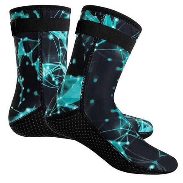 Dive Socks 3 mm neoprene socks starry blue shoe size XS