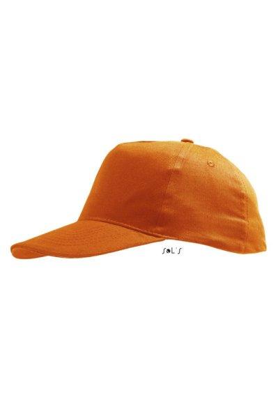 Gyerek SUNNY KIDS tépőzáras baseball sapka, 5 paneles, SOL'S SO88111,
Orange-U
